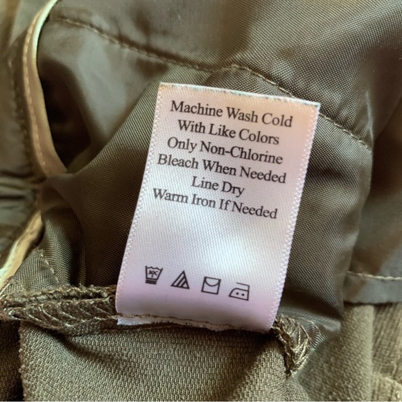 Coldwater Creek Dark Green Corduroy Pants Size P4 - Picture 4 of 8